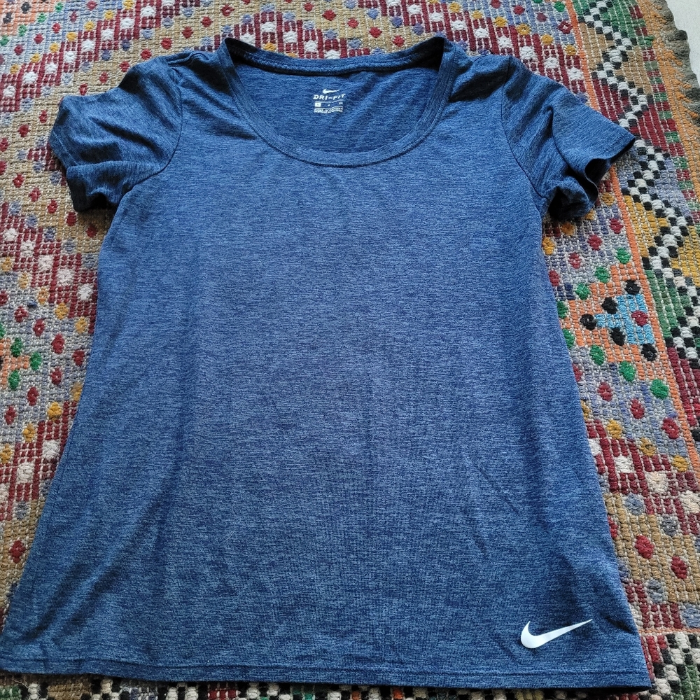 Nike Dri-Fit Shirt, Small, Blue